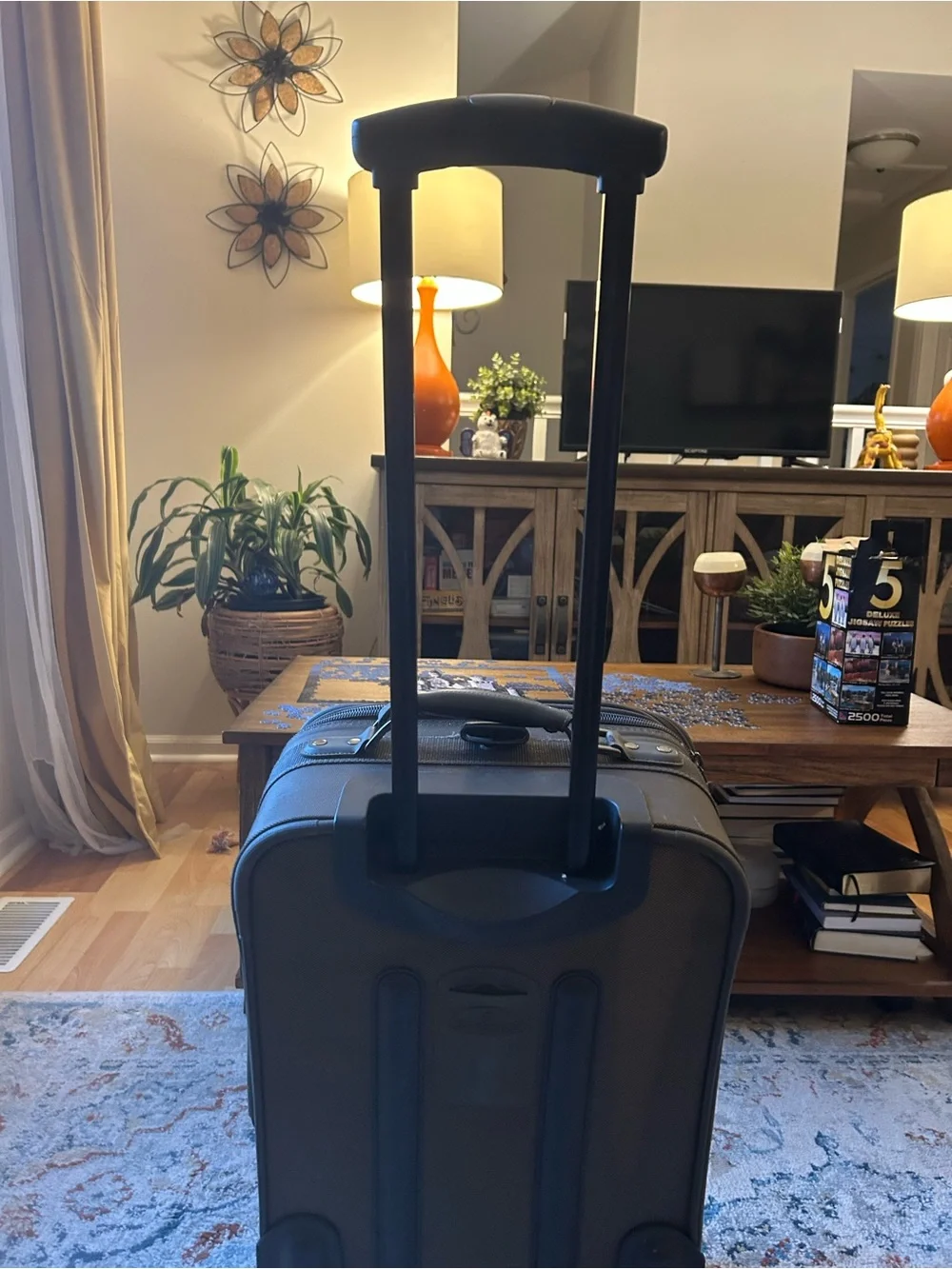 Samsonite 2-Wheel Softside Carry-On Suitcase Gray 24” Good Condition